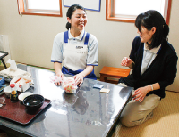 ベッドメイキング