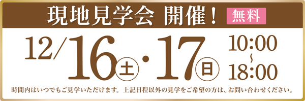 12/16(土)・17(日)【サービス付き高齢者向け住宅 リアンレーヴ流山】現地見学会のお知らせ