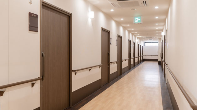 リアンレーヴ三ツ池公園 廊下