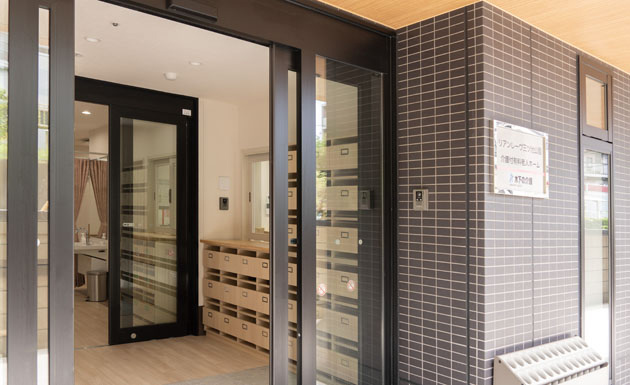 リアンレーヴ三ツ池公園 エントランス