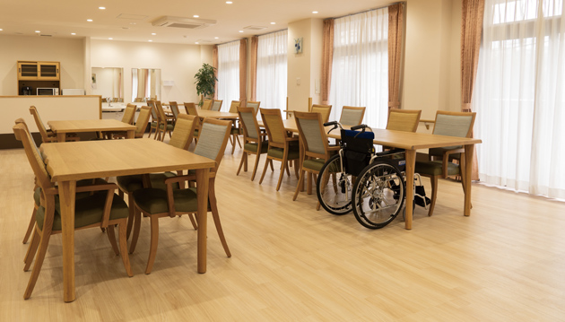 リアンレーヴ三ツ池公園 食堂兼機能訓練室（2F）