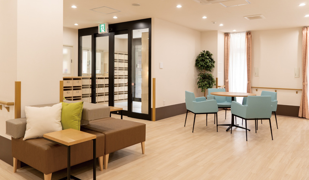 リアンレーヴ三ツ池公園 エントランスホール