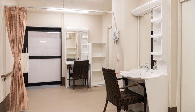 リアンレーヴ三ツ池公園 脱衣所