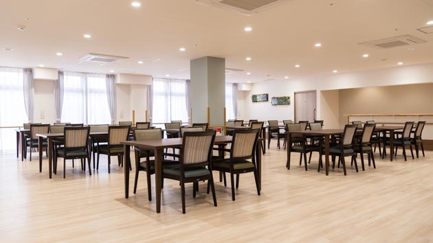 ライフコミューン登戸　食堂兼機能訓練室（3F）