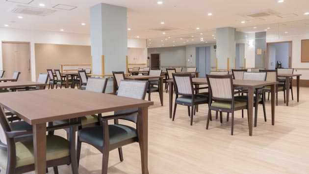 ライフコミューン登戸　食堂兼機能訓練室（3F）