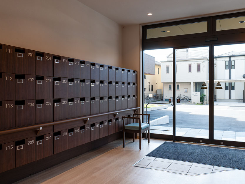 リアンレーヴ明石 下足コーナー