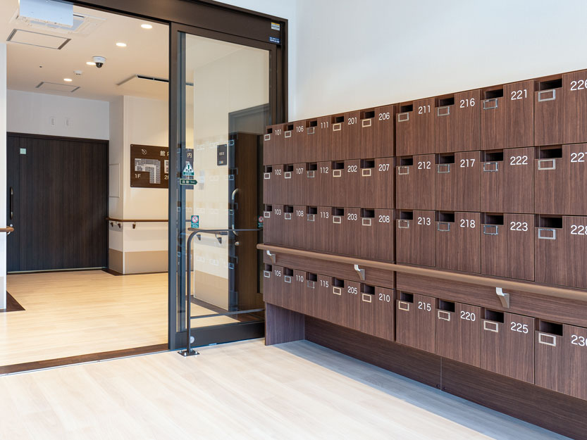 リアンレーヴ明石 下足コーナー