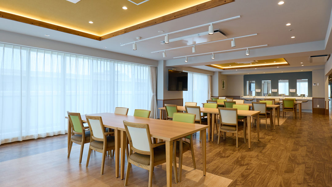 リアンレーヴ西所沢 食堂兼機能訓練室(3F)