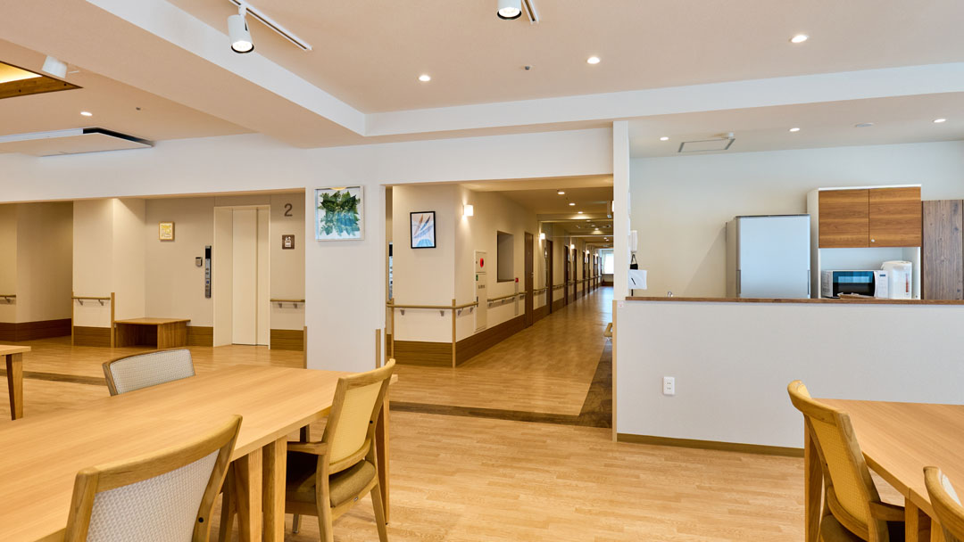 リアンレーヴ西所沢食堂兼機能訓練室(2F)