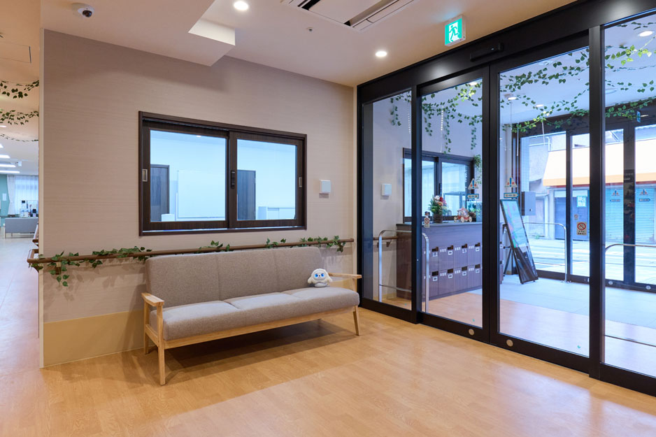 リアンレーヴ京都市原 エントランスホール