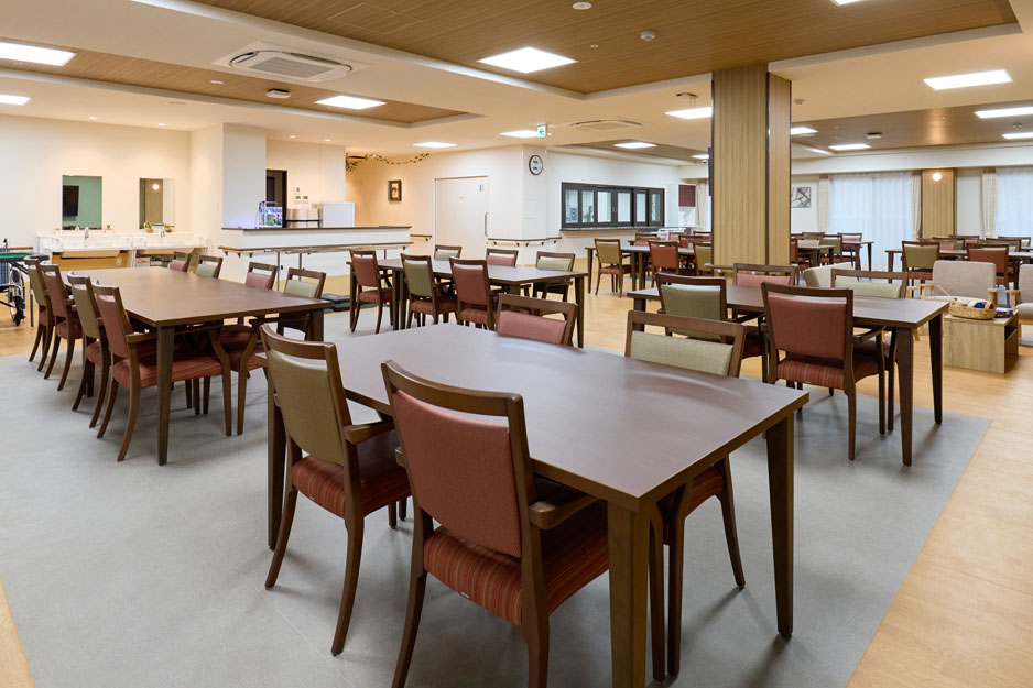 リアンレーヴ京都市原 食堂兼機能訓練室
