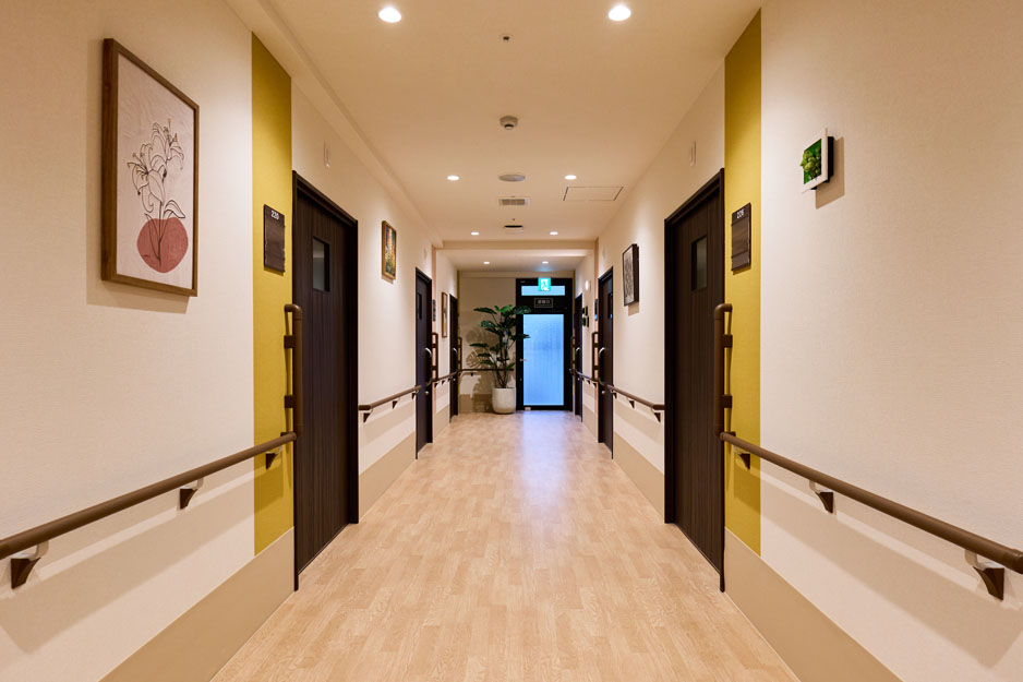 リアンレーヴ京都市原 廊下（2F）